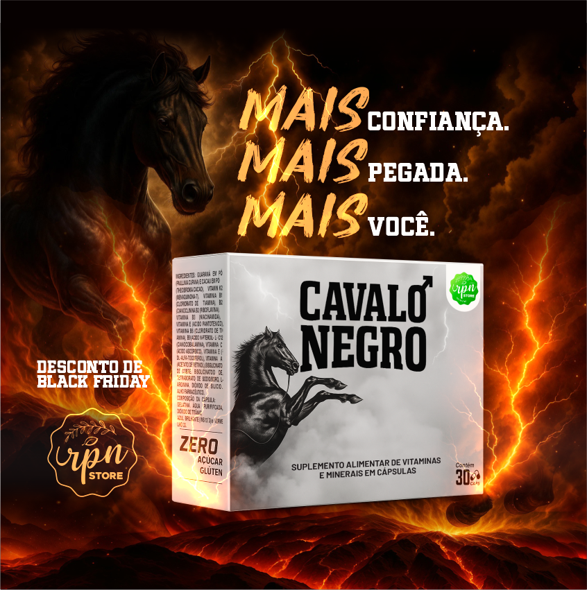 Cavalo Negro Banner Novo