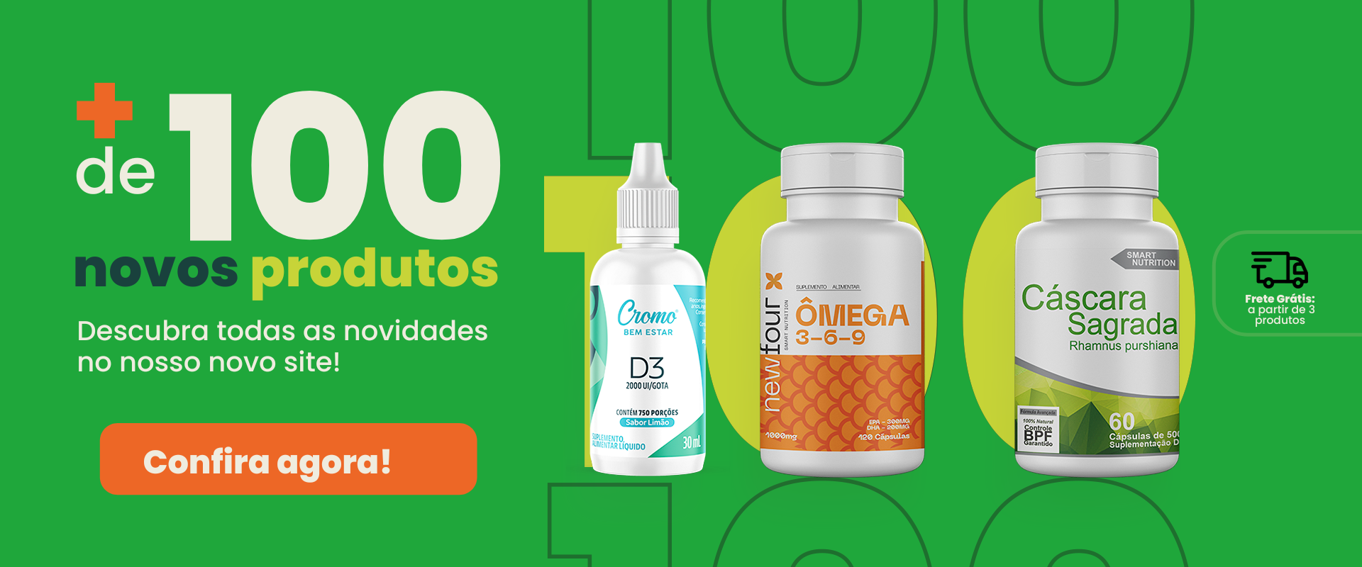 Mais de 100 produtos